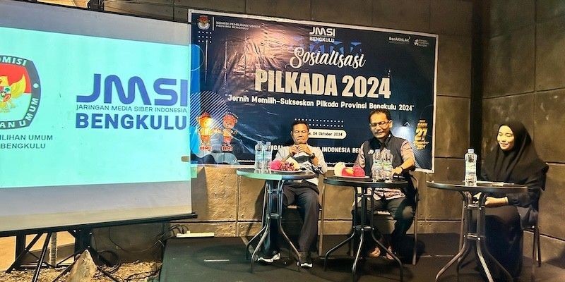 JMSI Bengkulu Bersama KPU Sosialisasikan Pilkada Serentak Tahun 2024